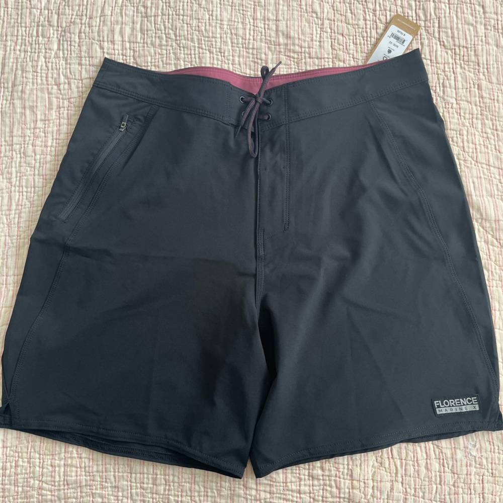Florence Black Board Shorts